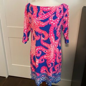 Lilly Pulitzer  off the shoulder dress